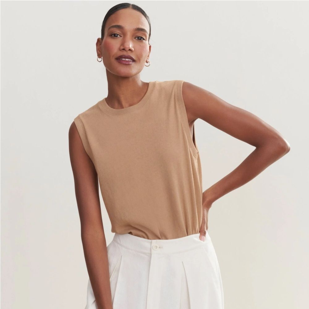 Jenni Kayne Tan Muscle Tee